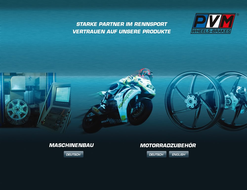 pvm landing page